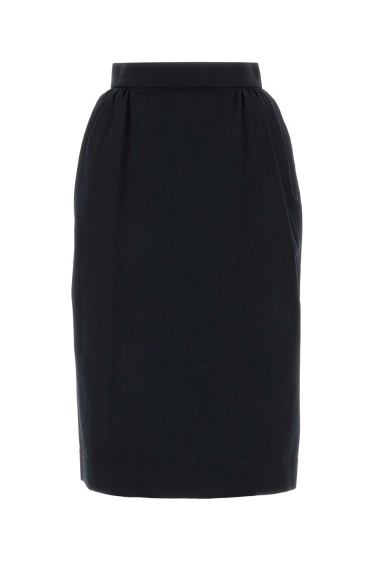 Midnight blue cotton blend skirt VIVIENNE WESTWOOD (1K01002OW01NB)