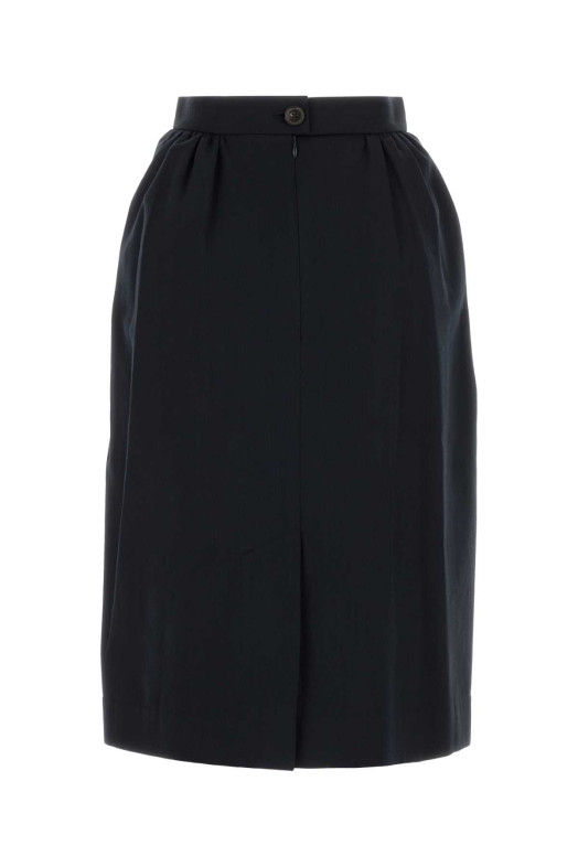 Midnight blue cotton blend skirt VIVIENNE WESTWOOD (1K01002OW01NB)