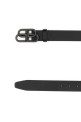 Чорний шкіряний ремінь BB від BALENCIAGA (5703701CH55)