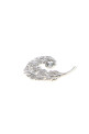Silver metal Idyllia brooch SWAROVSKI (5747549)