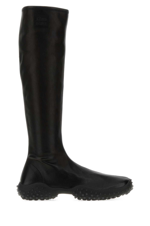 Black nappa leather boots Black MIU MIU (5W805EFA045L68)