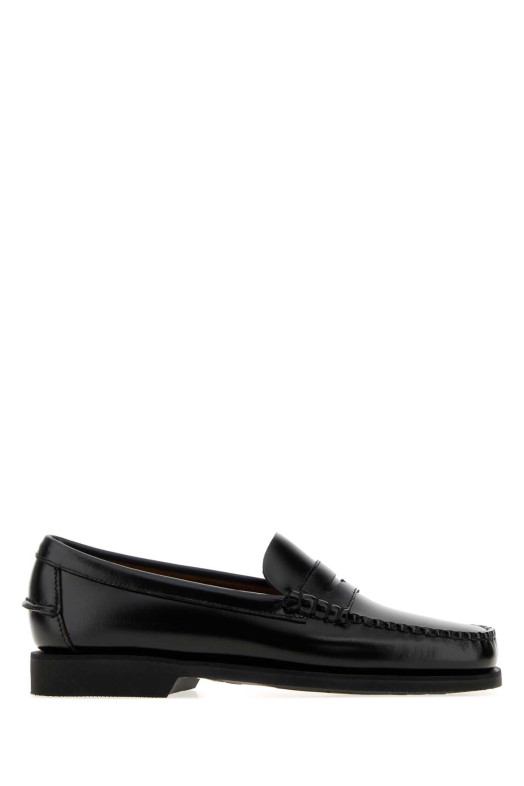 Чорні шкіряні лофери Dan Po від SEBAGO (77131WW)