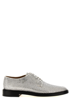 'Tabi' lace up shoes Silver