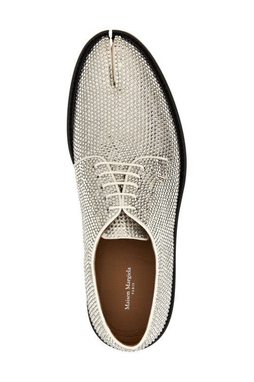 Шнуровані туфлі «Табі» Сріблясті (S97WQ0070P5673T1008) Шнуровані туфлі «Табі» Сріблясті (S97WQ0070P5673T1008)