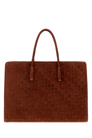 Brown suede Barbara shopping bag BOTTEGA VENETA (868327V0P60)