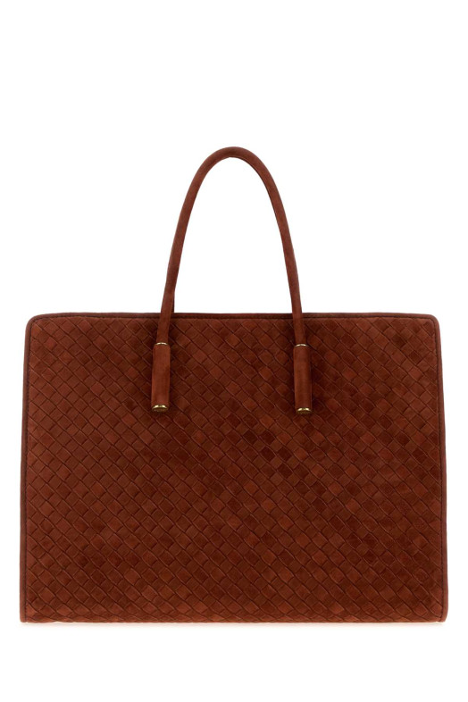Brown suede Barbara shopping bag BOTTEGA VENETA (868327V0P60)