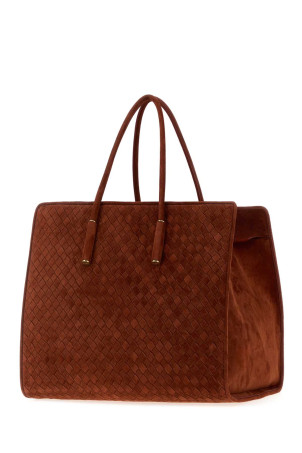 Brown suede Barbara shopping bag BOTTEGA VENETA (868327V0P60)