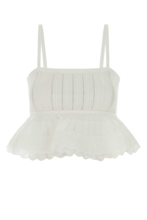 White crinoline top ALAIA (AA9H1539M712D)