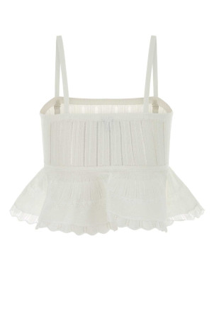 White crinoline top ALAIA (AA9H1539M712D)