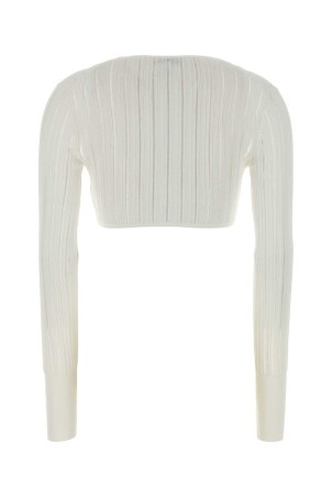 White crinoline cardigan ALAIA (AA9S0372M712D)