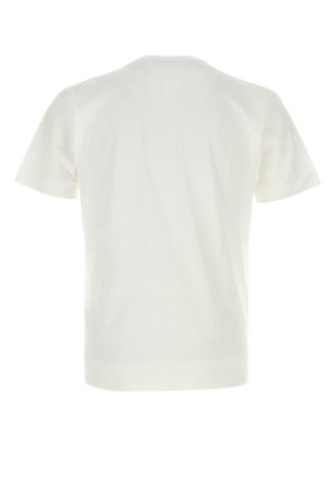 White cotton t-shirt White COMME DES GARCONS PLAY (AXT216051)