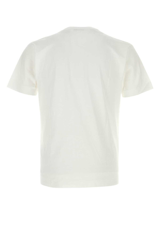 White cotton t-shirt White COMME DES GARCONS PLAY (AXT216051)