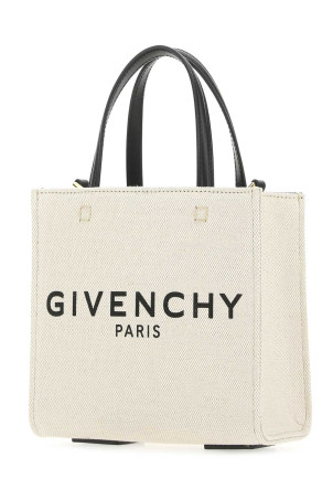 Міні-сумка G-Tote з полотна кольору слонової кістки від GIVENCHY (BB50N0B1DR)