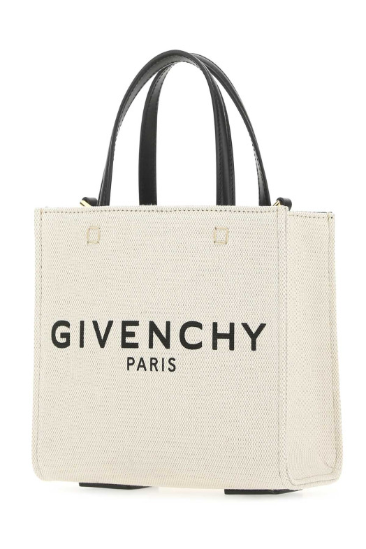 Мини-сумка G-Tote из полотна цвета слоновой кости GIVENCHY (BB50N0B1DR)