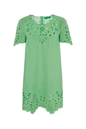 Green viscose blend dress ERMANNO SCERVINO (D442Q325ILM)