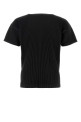 Black polyester t-shirt HOMME PLISSE' ISSEY MIYAKE (HP68JK520)