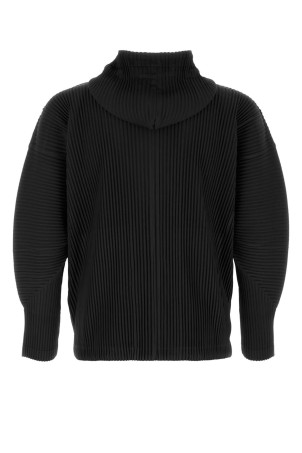 Black polyester sweatshirt HOMME PLISSE' ISSEY MIYAKE (HP68JL071)