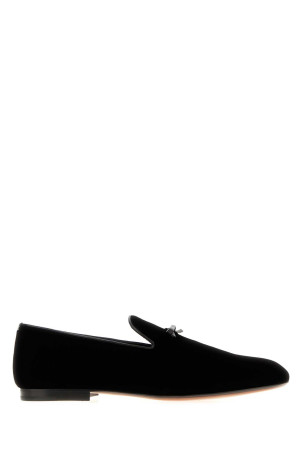 Black velvet loafers TOM FORD (J1680TVE009N)