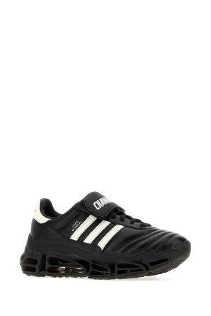 Black leather Adidas by Willy Chavarria Megaride sneakers ADIDAS BY WILLY CHAVARRIA (KZ8743)