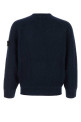 Свитер из кашемировой смеси цвета «полуночный синий» от Black STONE ISLAND (L2S155100043S0N21)