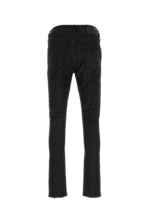 Black stretch denim jeans PURPLE DENIM (P001BLR)