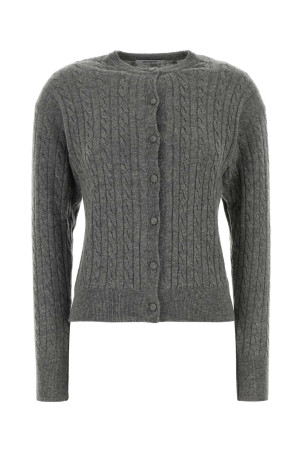 Grey wool blend Rina cardigan Gray GIMAGUAS (RINACARDIGAN)