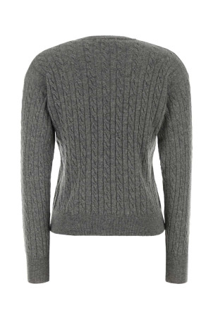 Grey wool blend Rina cardigan Gray GIMAGUAS (RINACARDIGAN)