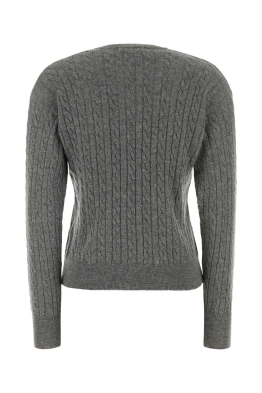 Grey wool blend Rina cardigan Gray GIMAGUAS (RINACARDIGAN)