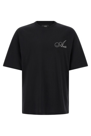 Crystal application t-shirt Black