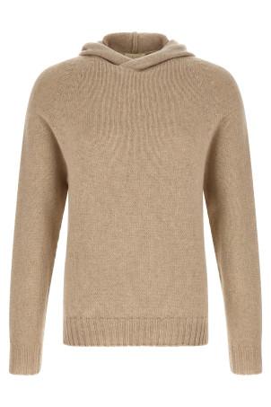 Hooded sweater Beige