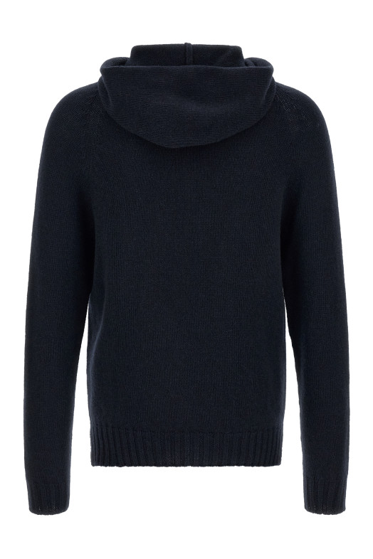 Hooded sweater Blue
