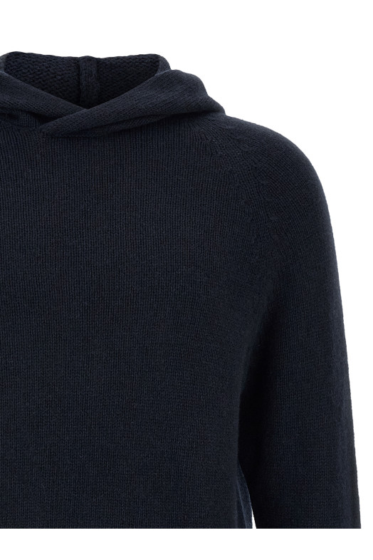 Hooded sweater Blue