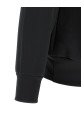 Heart patch hoodie Black