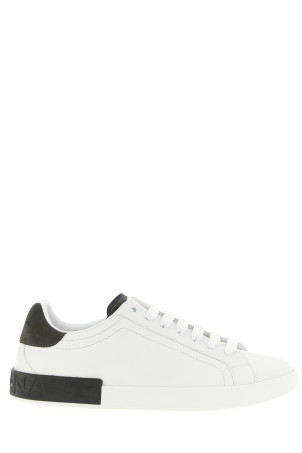 'Portofino' leather sneakers White
