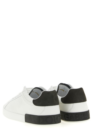 'Portofino' leather sneakers White