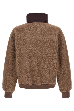 'System Half Zip Fleece ' fleece sweatshirt Brown