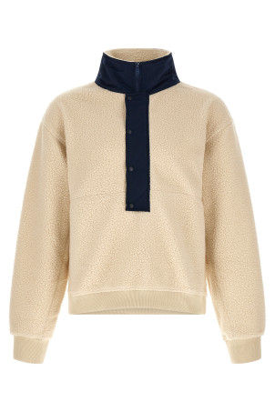 'System Half Zip Fleece ' fleece sweatshirt Beige