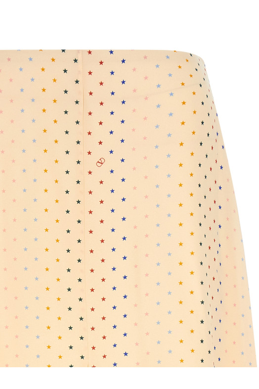 Valentino Garavani 'Starry' skirt Pink