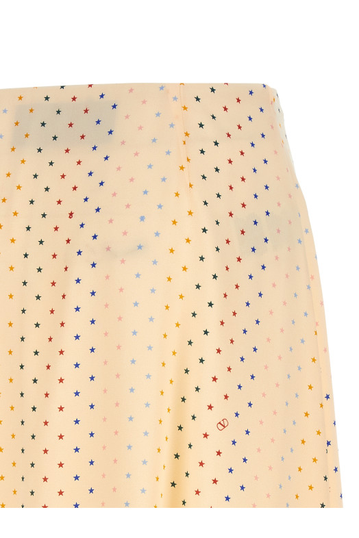 Valentino Garavani 'Starry' skirt Pink