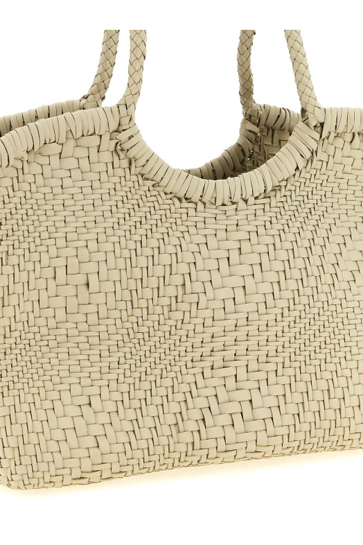 'Nantucket Optical' shoulder bag White