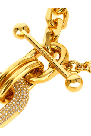 Намисто з кришталевою підвіскою, золоте PACO RABANNE 26HBB0578MET224M711