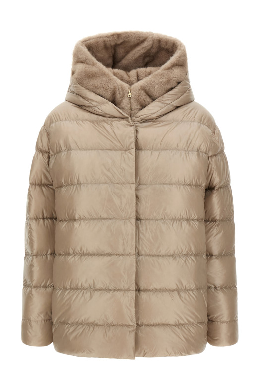 'Fusciacca' down jacket Beige
