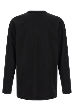 Heart patch long sleeve t-shirt  Black