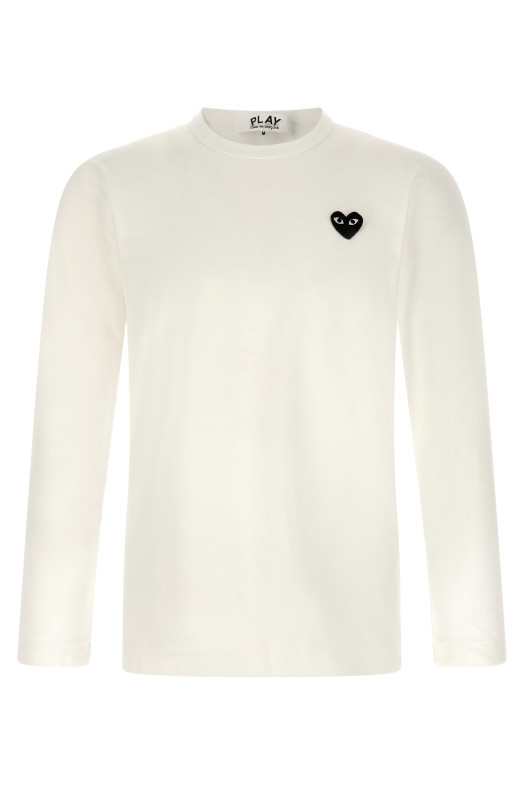 Heart patch t-shirt White