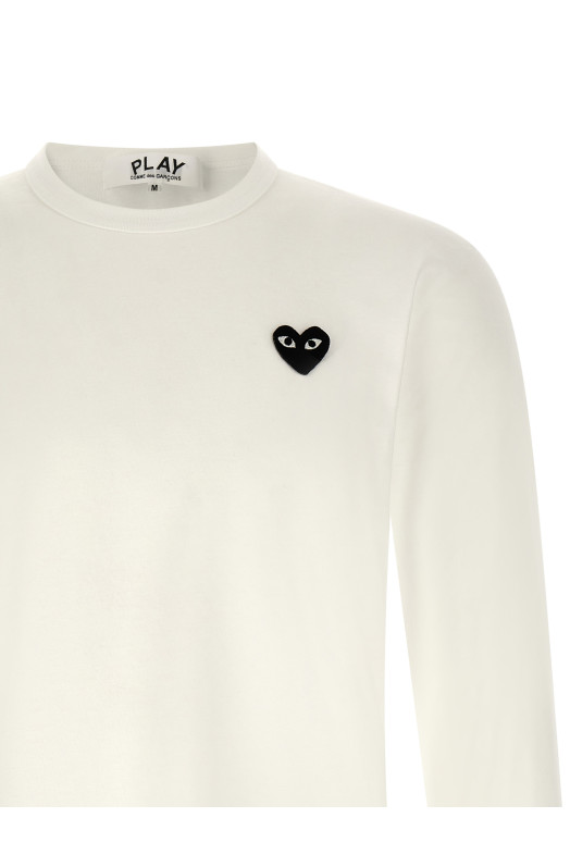 Heart patch t-shirt White