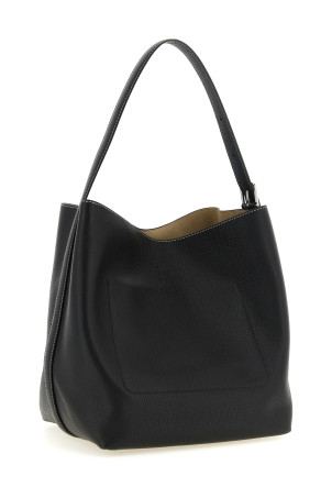 'Medium Belted Tote' shoulder bag Black