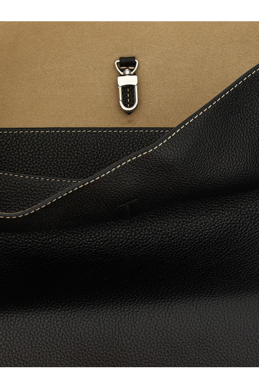 'Medium Belted Tote' shoulder bag Black