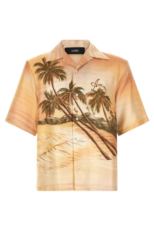 'Palms SE Camp' bowling shirt Multicolor