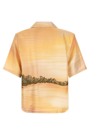 'Palms SE Camp' bowling shirt Multicolor