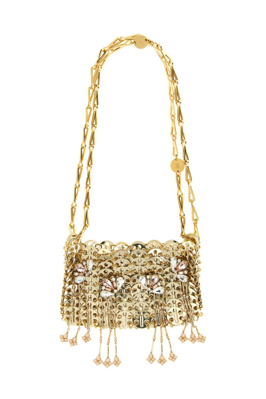 '1969' shoulder bag with fringes Gold